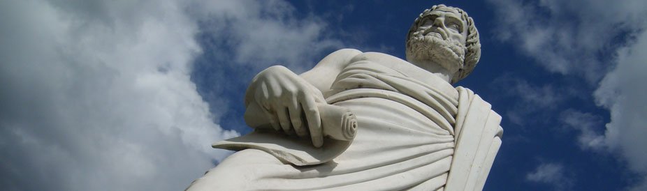 ARISTOTELIS - Statua u muzeju Aristotelisa u mestu Stagira